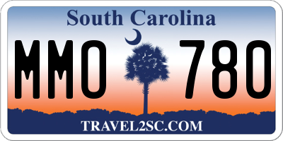 SC license plate MMO780