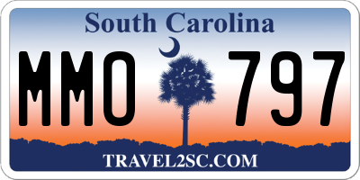 SC license plate MMO797
