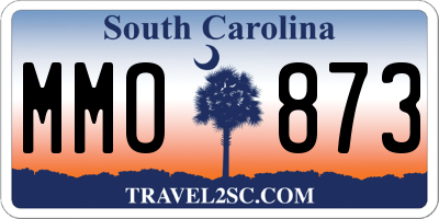 SC license plate MMO873