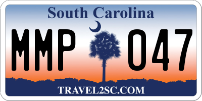 SC license plate MMP047