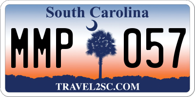 SC license plate MMP057