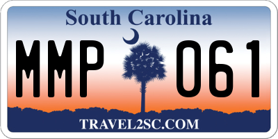 SC license plate MMP061