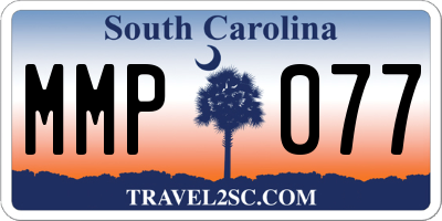 SC license plate MMP077