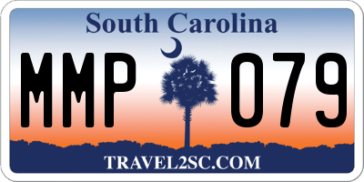 SC license plate MMP079