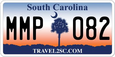 SC license plate MMP082