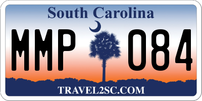 SC license plate MMP084