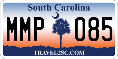 SC license plate MMP085