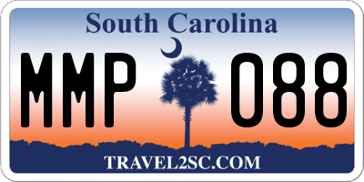 SC license plate MMP088