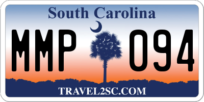 SC license plate MMP094