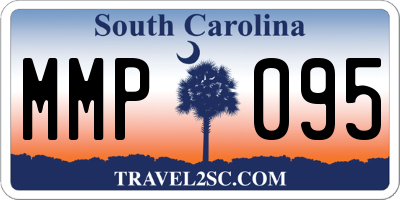 SC license plate MMP095