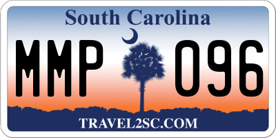 SC license plate MMP096