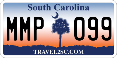 SC license plate MMP099