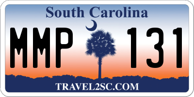 SC license plate MMP131