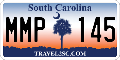 SC license plate MMP145