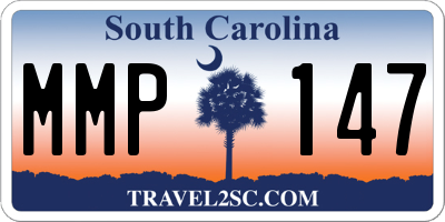 SC license plate MMP147
