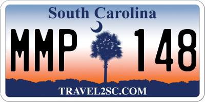 SC license plate MMP148