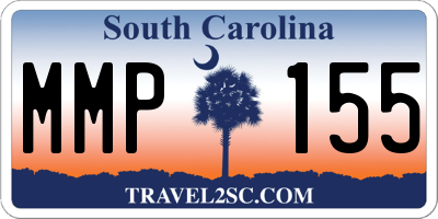 SC license plate MMP155