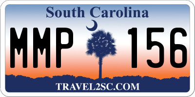 SC license plate MMP156