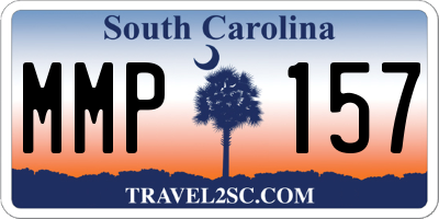 SC license plate MMP157