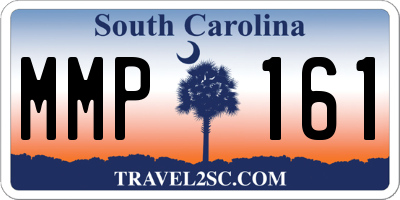 SC license plate MMP161