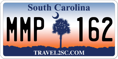SC license plate MMP162