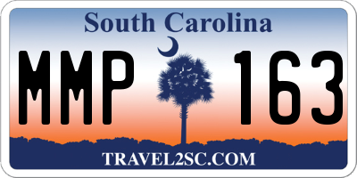 SC license plate MMP163