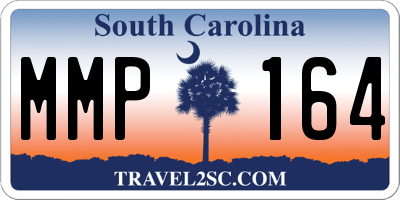 SC license plate MMP164