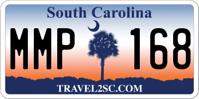 SC license plate MMP168