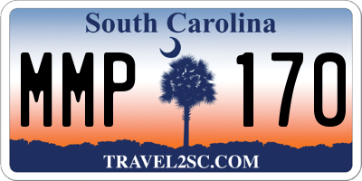 SC license plate MMP170