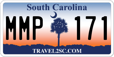 SC license plate MMP171
