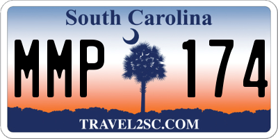 SC license plate MMP174
