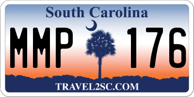 SC license plate MMP176