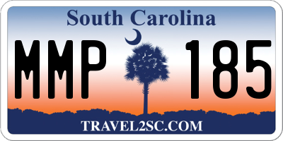 SC license plate MMP185