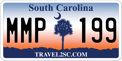 SC license plate MMP199