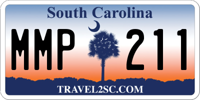 SC license plate MMP211