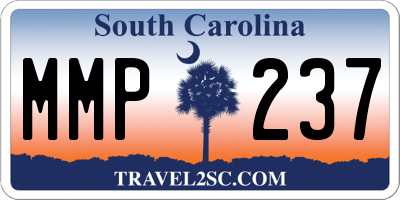 SC license plate MMP237