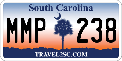 SC license plate MMP238