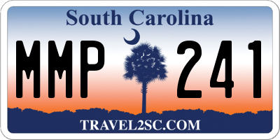 SC license plate MMP241