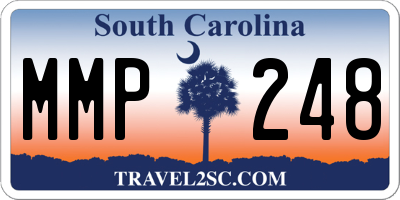 SC license plate MMP248