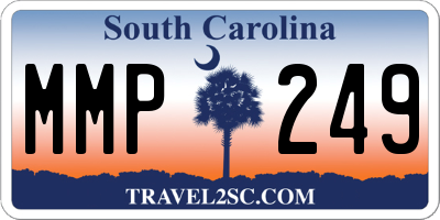 SC license plate MMP249
