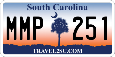 SC license plate MMP251