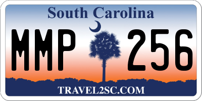 SC license plate MMP256