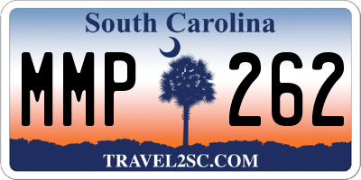 SC license plate MMP262