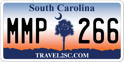 SC license plate MMP266