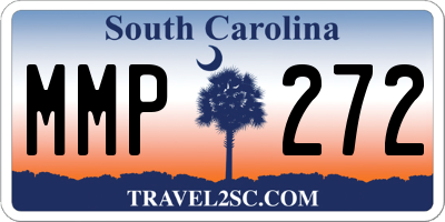 SC license plate MMP272