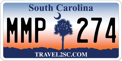 SC license plate MMP274