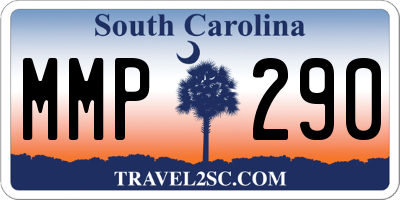 SC license plate MMP290