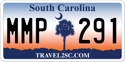 SC license plate MMP291