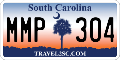 SC license plate MMP304