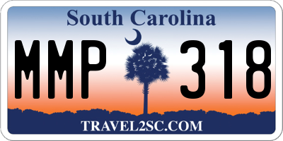 SC license plate MMP318